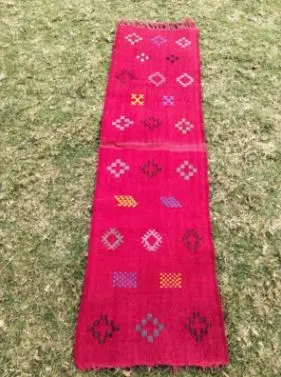 Tapis berbère rouge