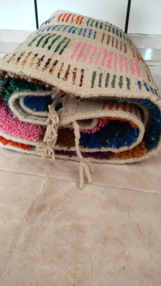 Tapis Traditionnel Fait Main 1 x 1,5 M
