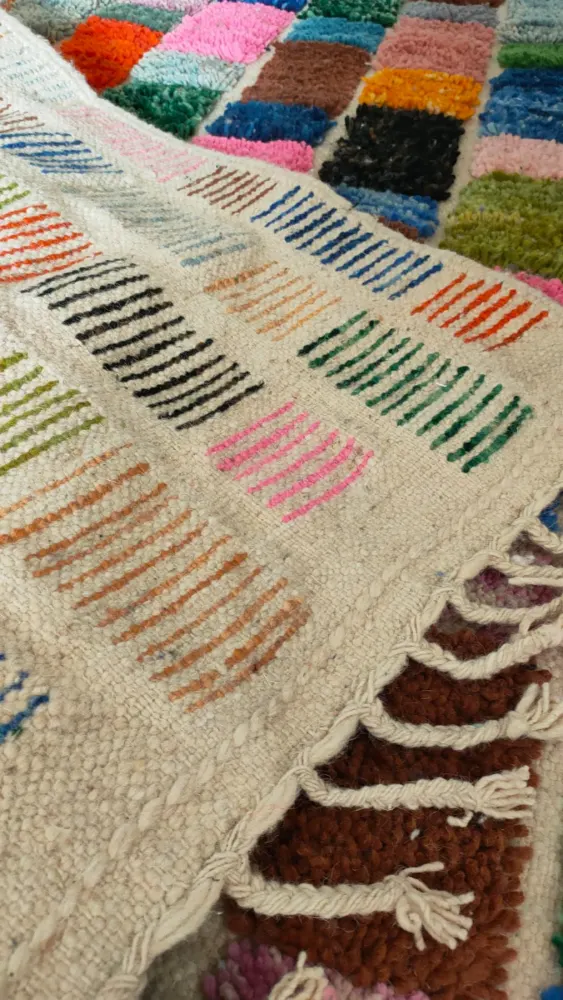 Natural Wool Multicolor Rug 1m x 1.5m